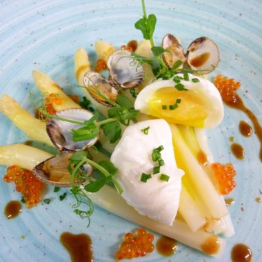 Nos recettes :   L’asperge vue par Thierry Pszonka