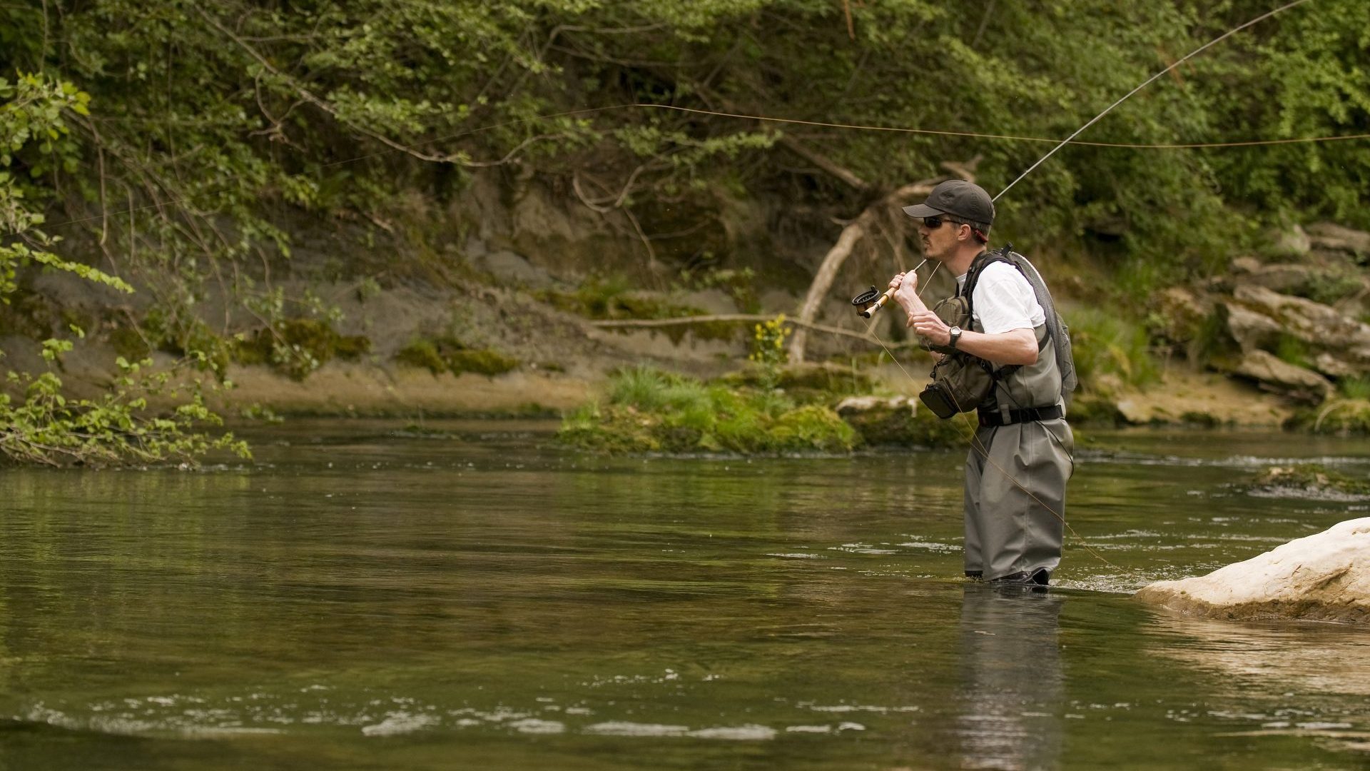 Pêche à la truite à la mouche