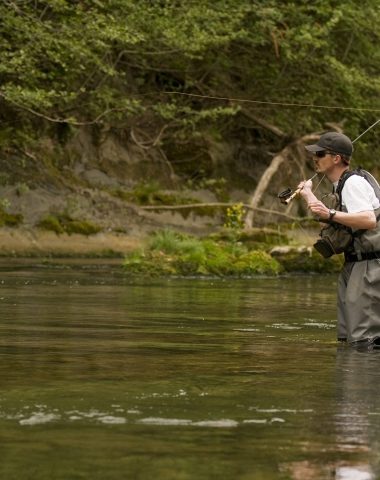 Pêche à la truite à la mouche